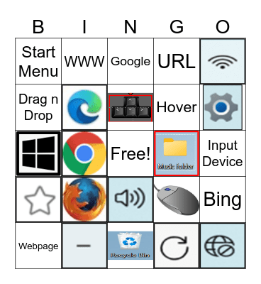 Iconnect Computer Class (1-6) Bingo Card