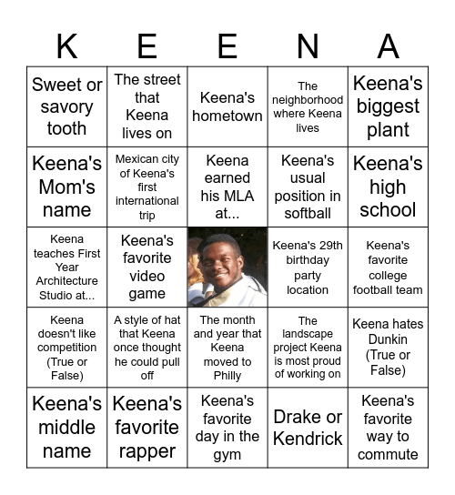 30 Years of Bingo Card