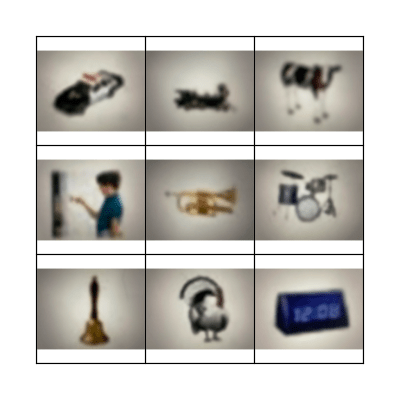 Everyday Sounds Bingo Card