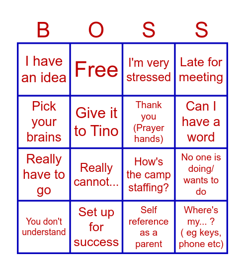 Z-ingo at Three Bingo Card