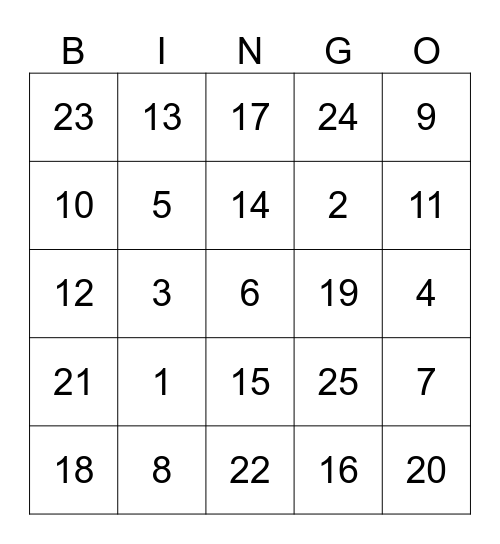 Math Bingo! (Addition and Subtraction) Bingo Card