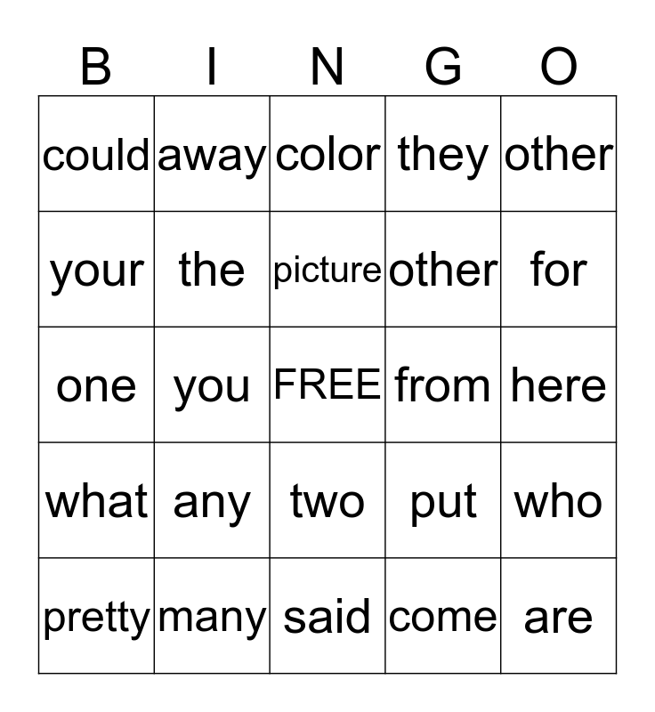 service-words-bingo-card