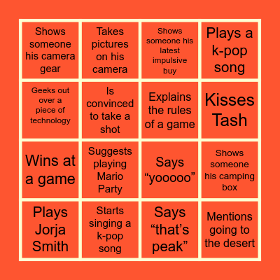 NGE BIRTHDAY BINGO Card