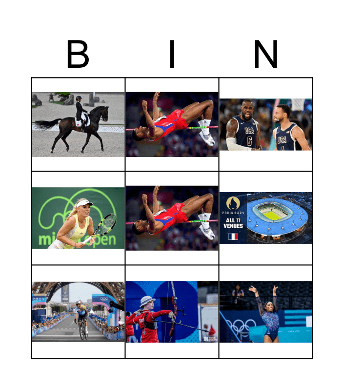 OL Bingo Card