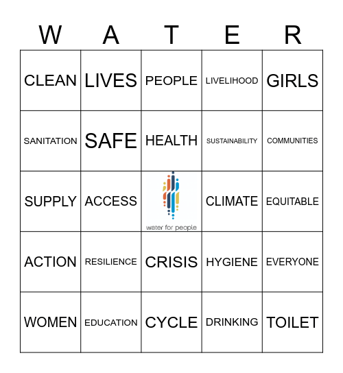 JACOBS WATER FOR PEOPLE ECG Bingo Card