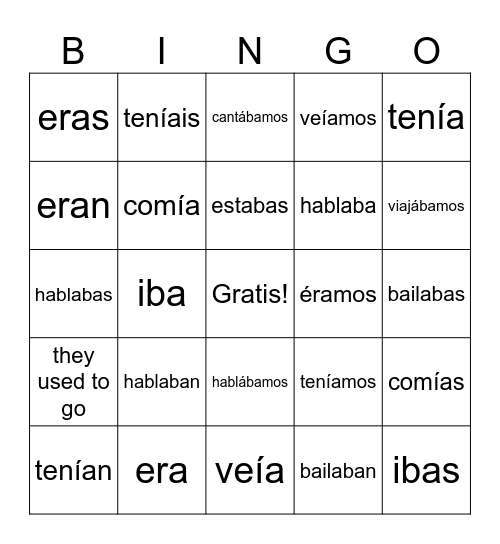 Loteria Bingo Card