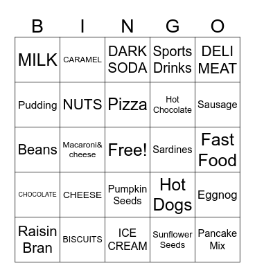 PHOSPHORUS Bingo Card
