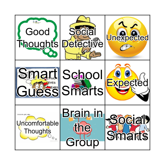 Social Detective Bingo Card