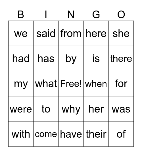 St. Patrick's Day 1 Bingo Card