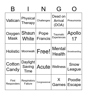 CNN 10 3/7/25 Bingo Card