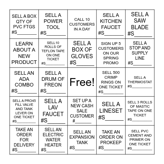 MARCH CHALLENGE Bingo Card