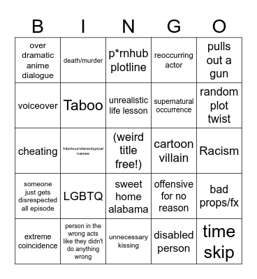 tomorrows teachings Bingo Card