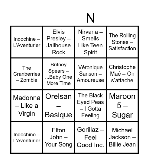 DRAGLIPETTE ED 1 Bingo Card