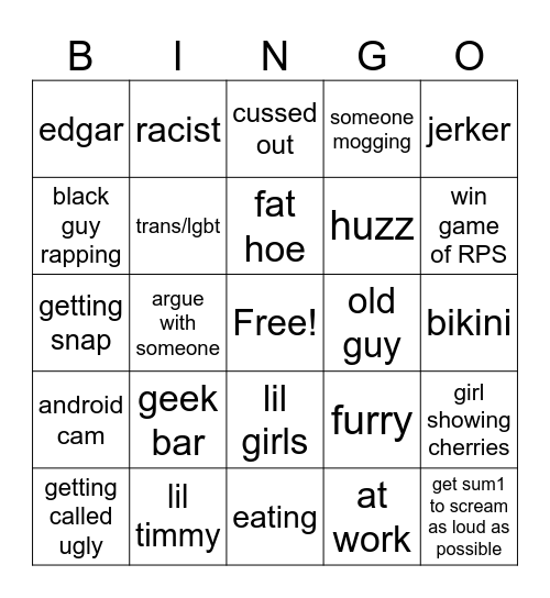 ome bingo Card