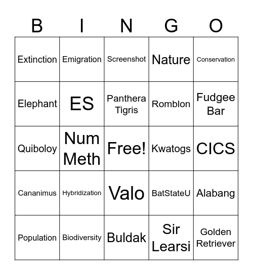 ICE BREAKER Bingo Card