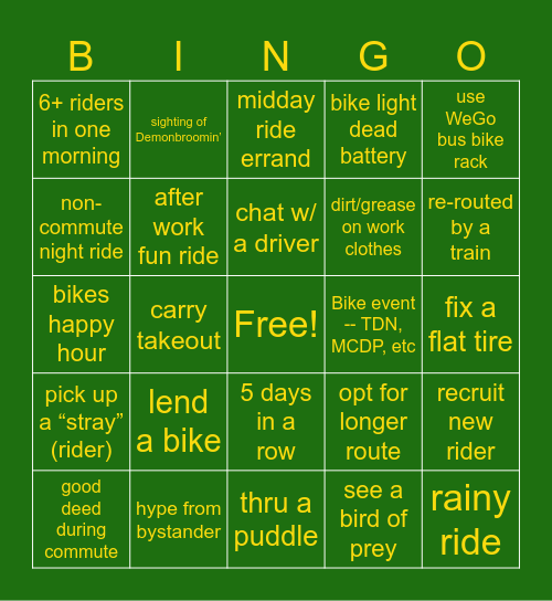 News Cycle Spring 2025 Bingo Card