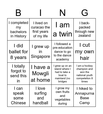 ABNAMRO trainee group spring 2025 Bingo Card