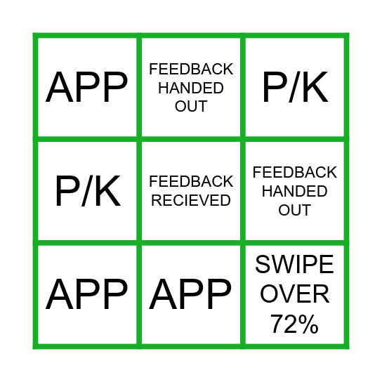 WEEKEND BINGO! Bingo Card