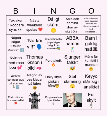 Final Bingo 🎉 Bingo Card