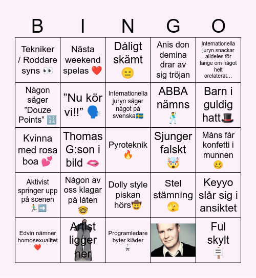 Final Bingo 🎉 Bingo Card