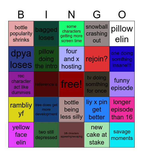 tpot 17 bingo Card