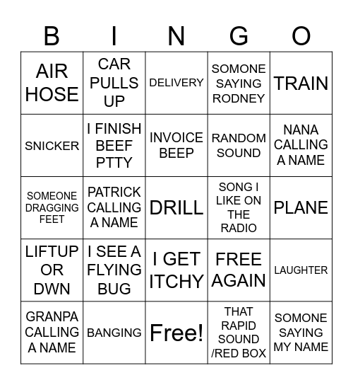 SHOP BINGO Card