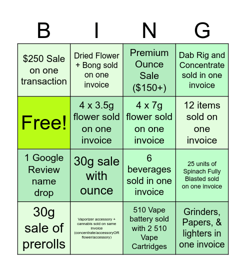 PL Harvest Hills x BINGO! Bingo Card