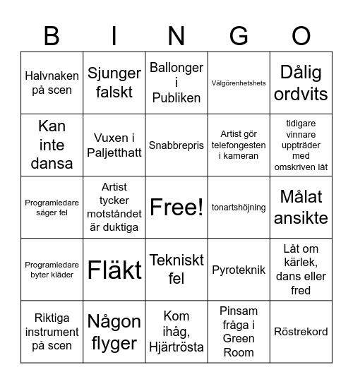 Mello 2025 Bingo Card