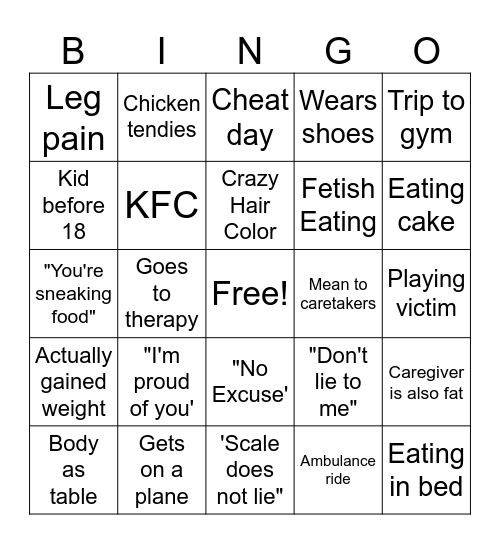 Dr. Now BINGO Card