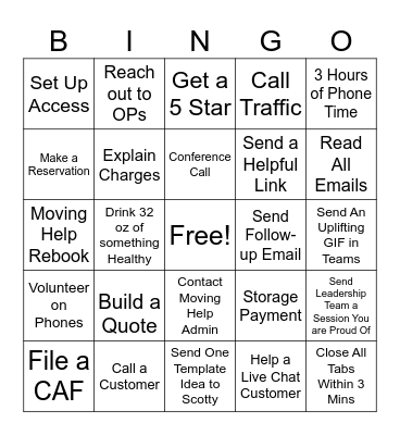 SMS BINGO Card