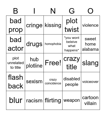 TT bingo Card