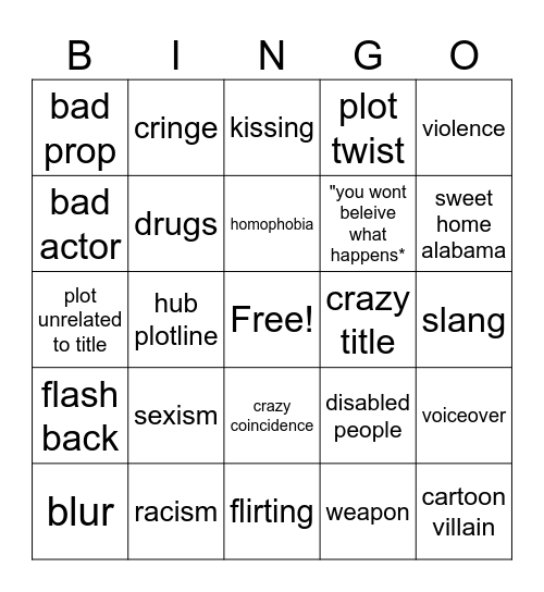 TT bingo Card