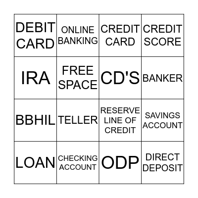 MIDLAND'S BINGO Card