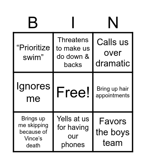 Kelly BINGO 2025‼️ Bingo Card