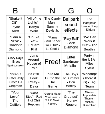 Heard on Vale Street Bingo Card