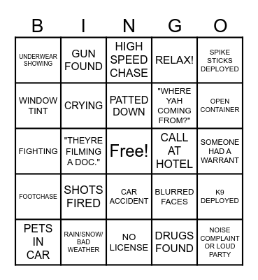 OP LIVE Bingo Card