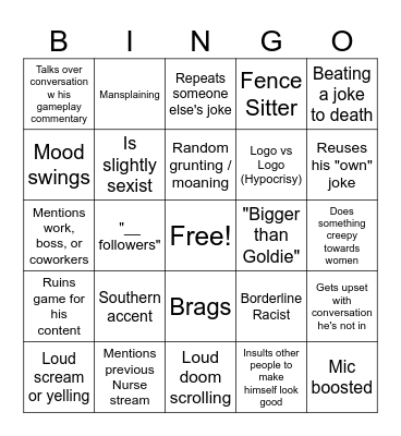 Logo Bingo Card