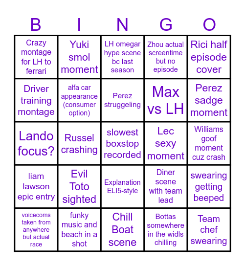 please dont delete agean Bango Bingo Card