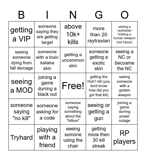 Sr_Thomas bingo card Bingo Card