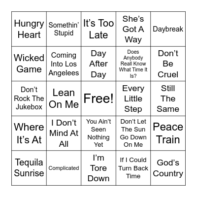 LMB 3/9 Bingo Card