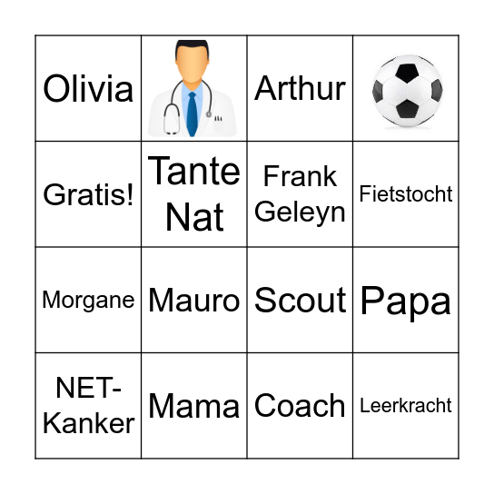 Het Net Bingo Card