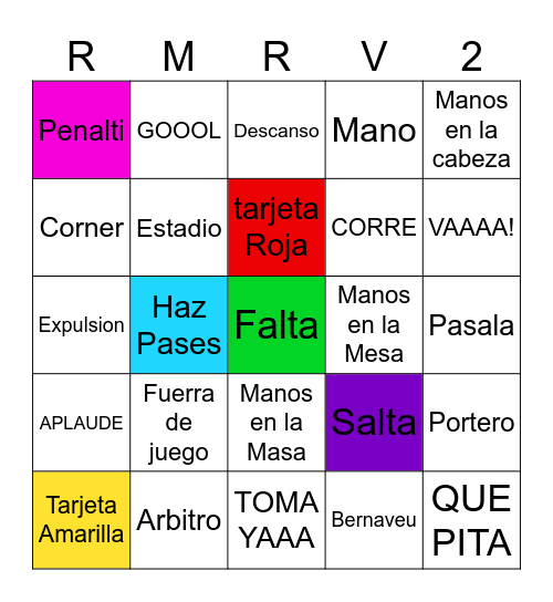 Bingo FIFA 2025 Bingo Card