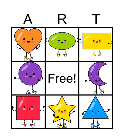 Shape Bingo! Bingo Card