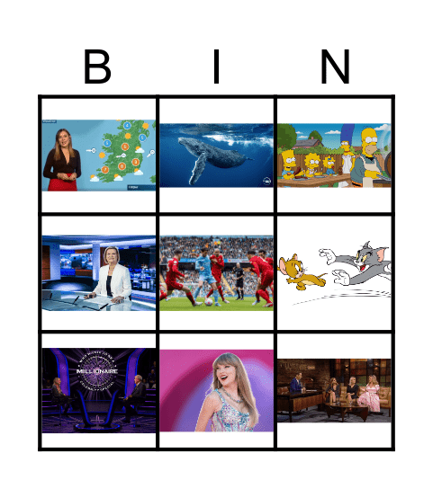 An Teilifís Bingo Card