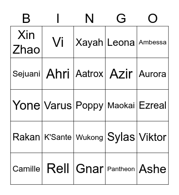 First Stand Bingo Day 1 Bingo Card