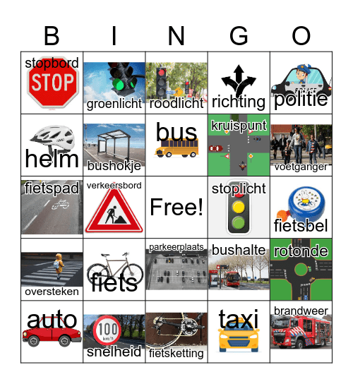 bingo verkeer Bingo Card