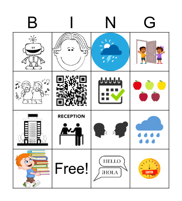 lesson 2 Bingo Card