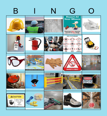 Safety Bingo Card