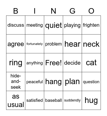 IT class Bingo Card