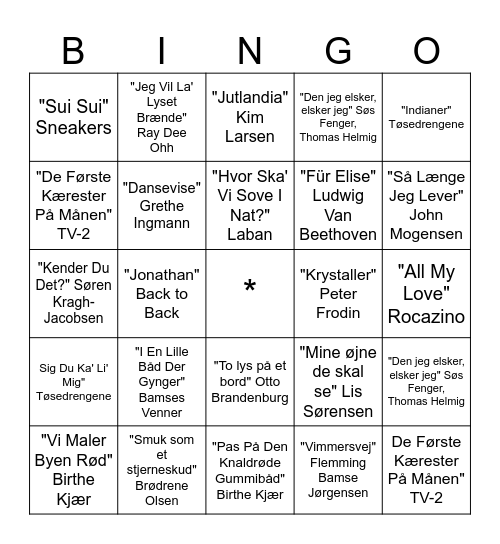 Pico Pizza Bingo Card